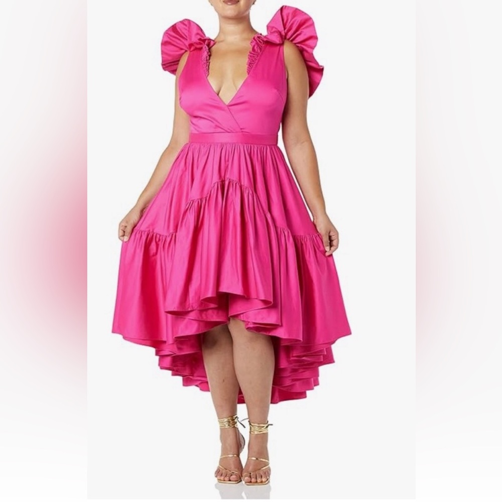 Making the Cut high low ruffle dress. NWT